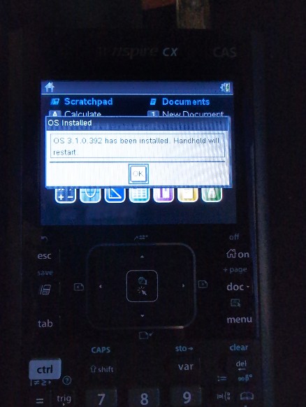 Updated TI CX CAS Calculator
